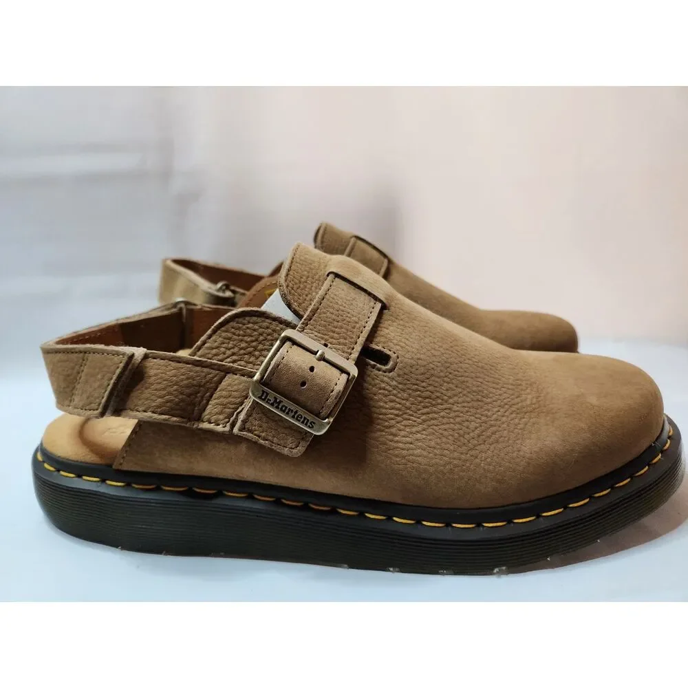 Dr. Martens Jorge II Men’s 14 Savannah Tan Tumbled Nubuck Slip‑On